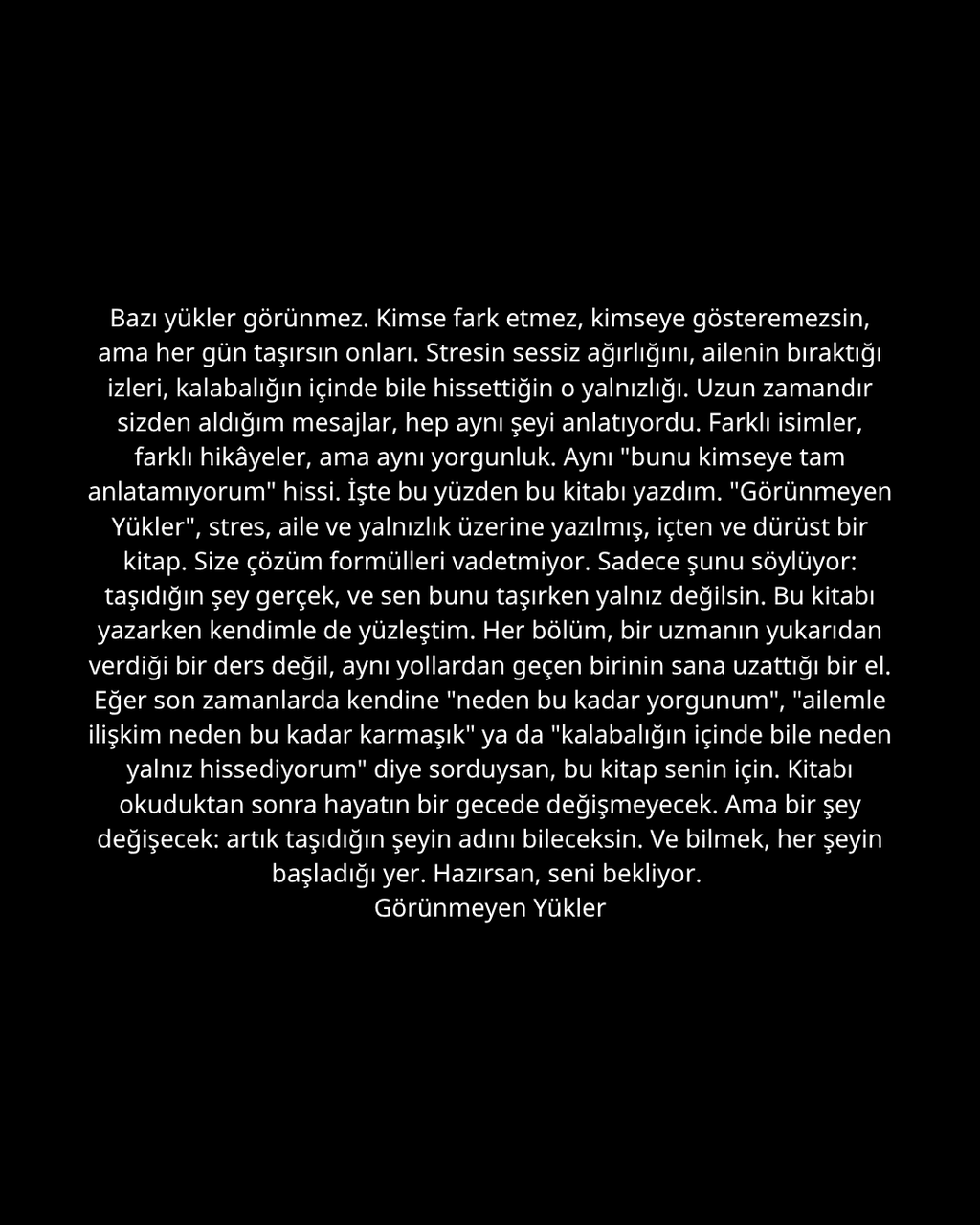 Görünmeyen Yükler E-Kitap