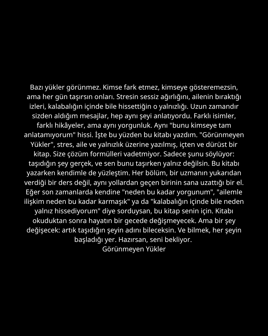 Görünmeyen Yükler E-Kitap